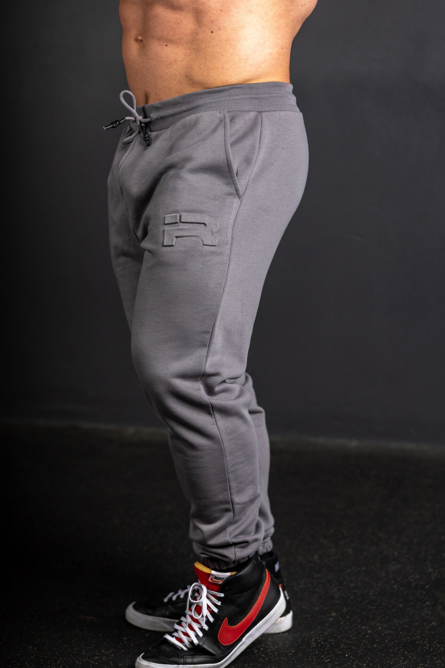 Embossed Jogger (Pewter)