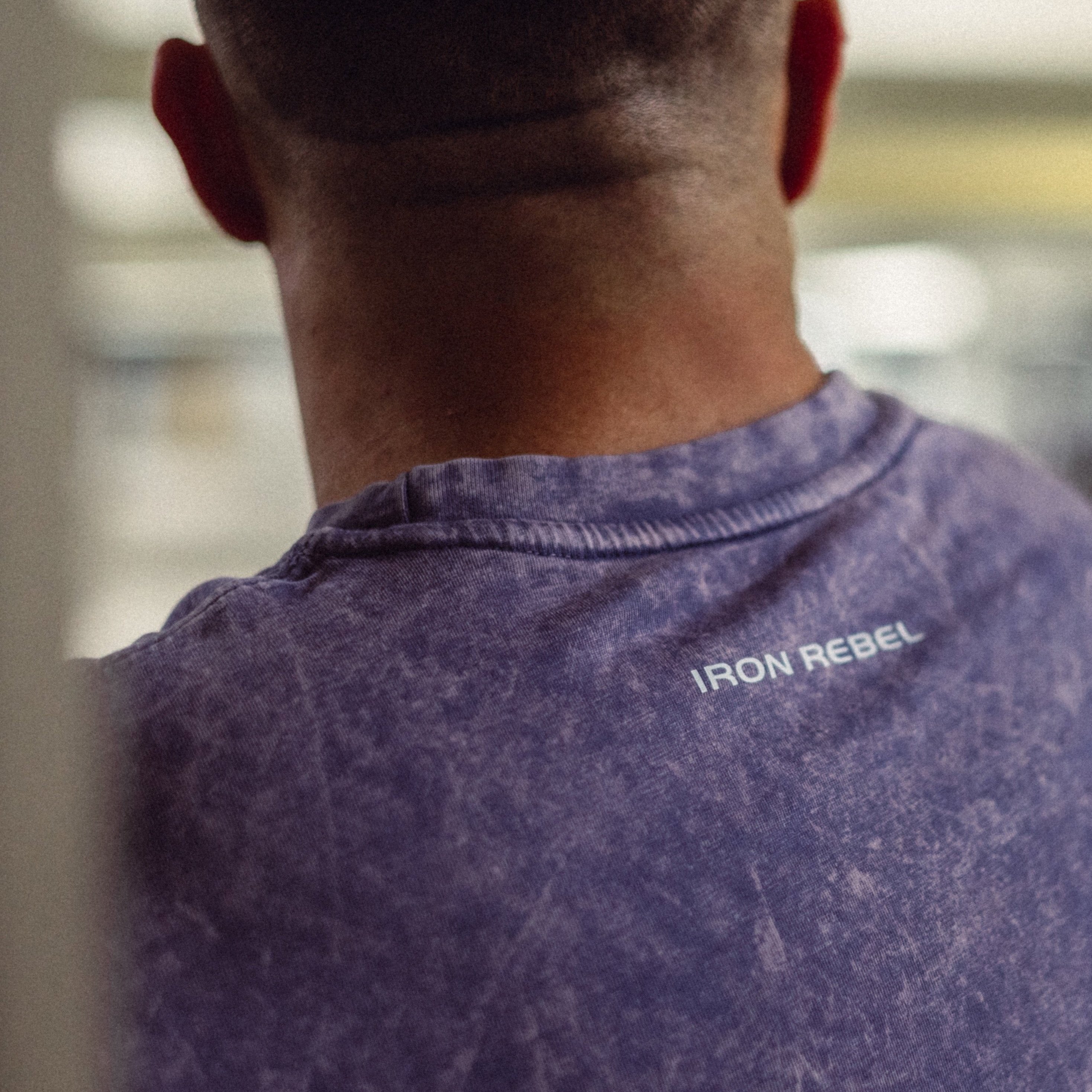 Acid Wash Tee (Purple)