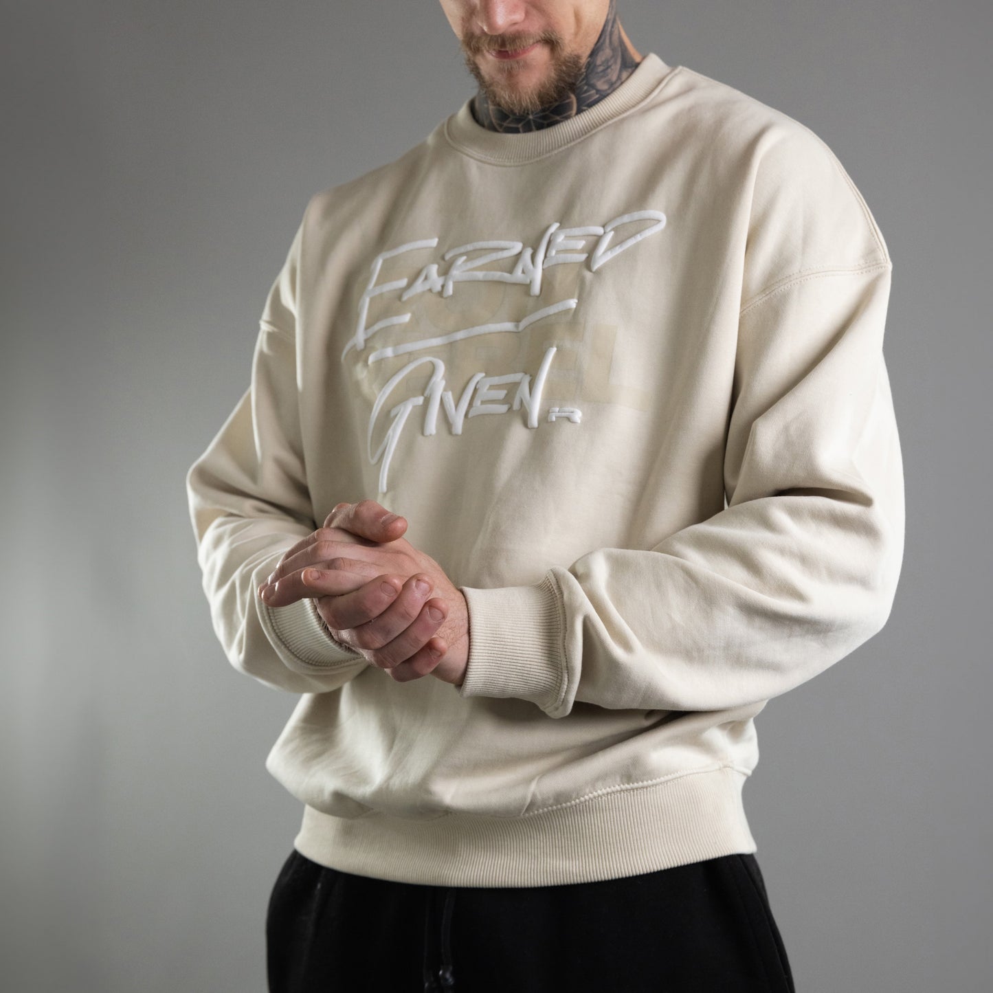 Earned/Given Crewneck (Oat)