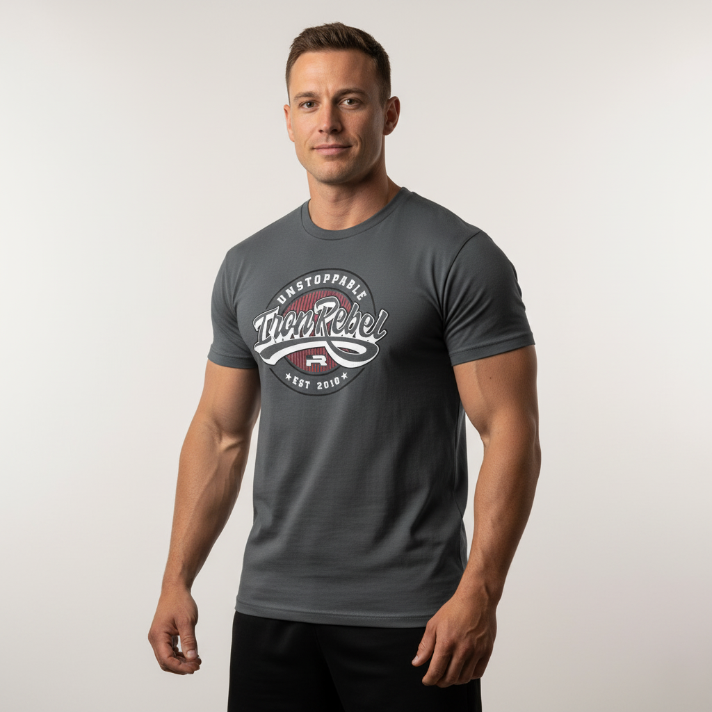 Homerun Tee (Charcoal Gray)