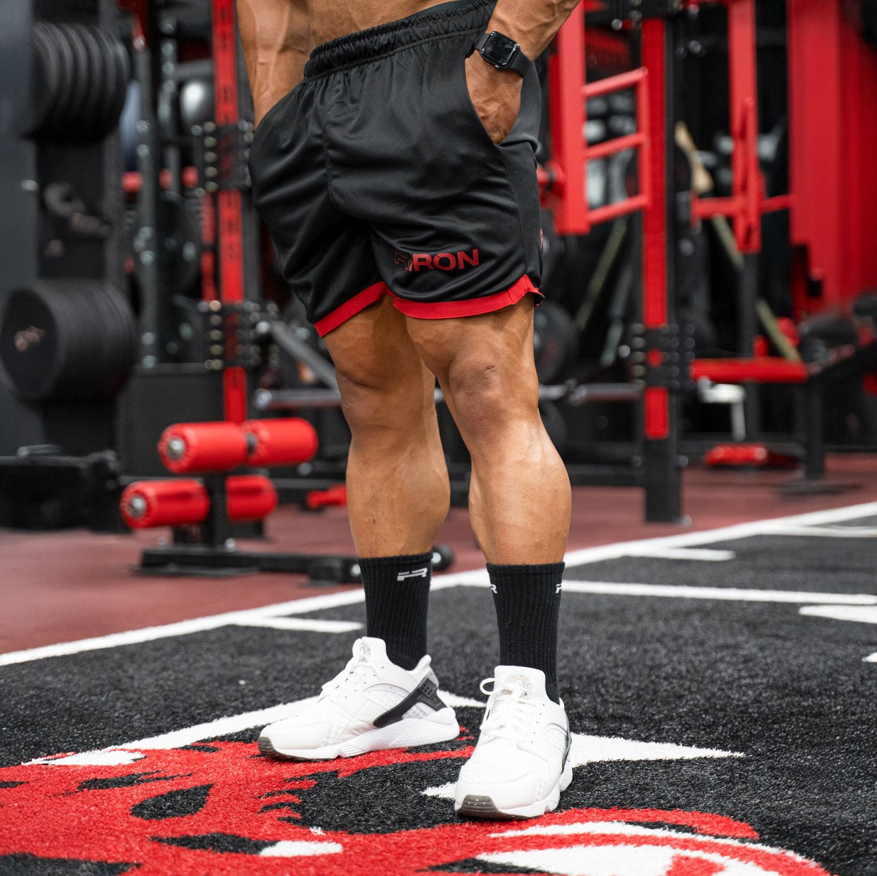 IR Logo Crew Socks (Black)