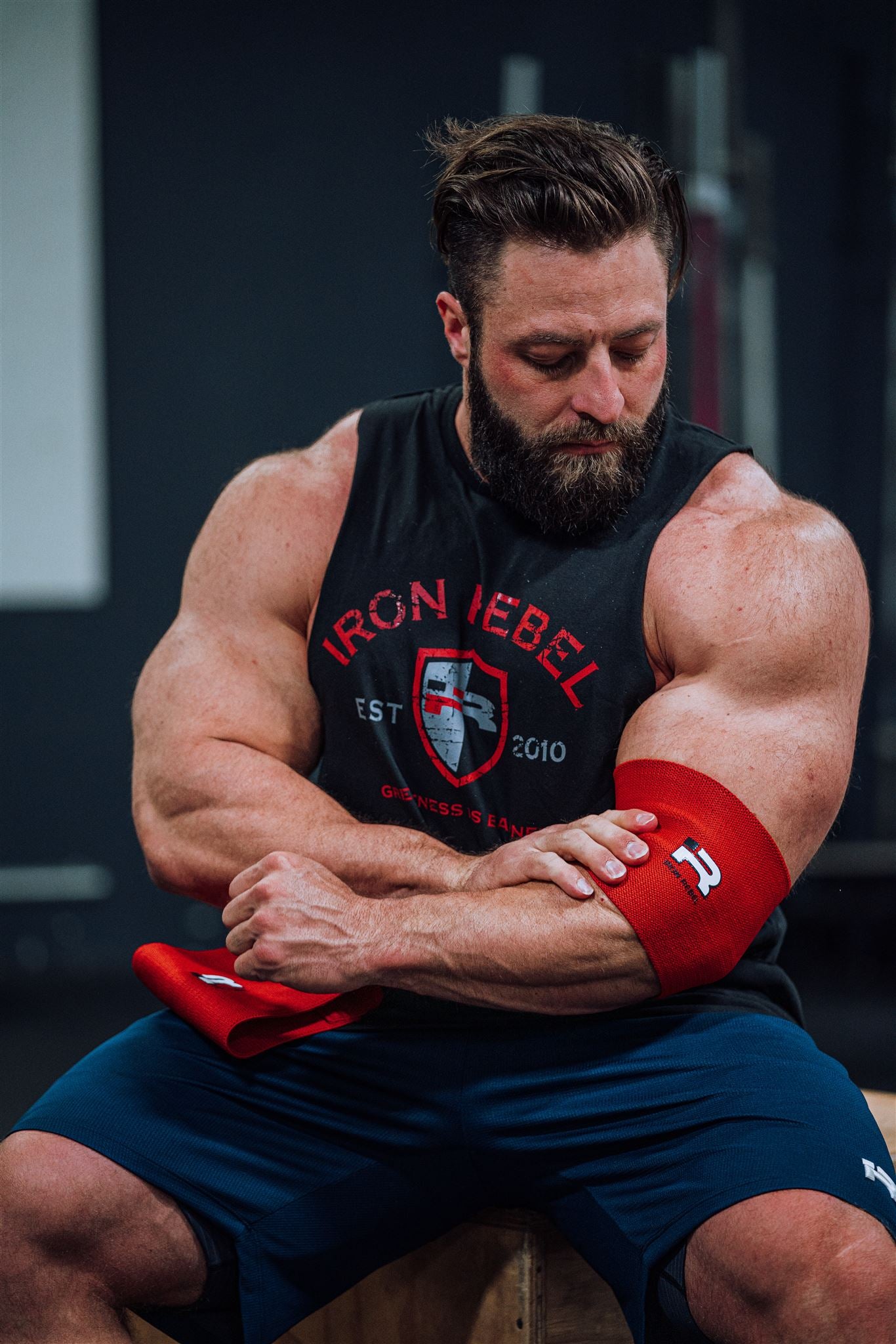 Compression Elbow Sleeves (Red)