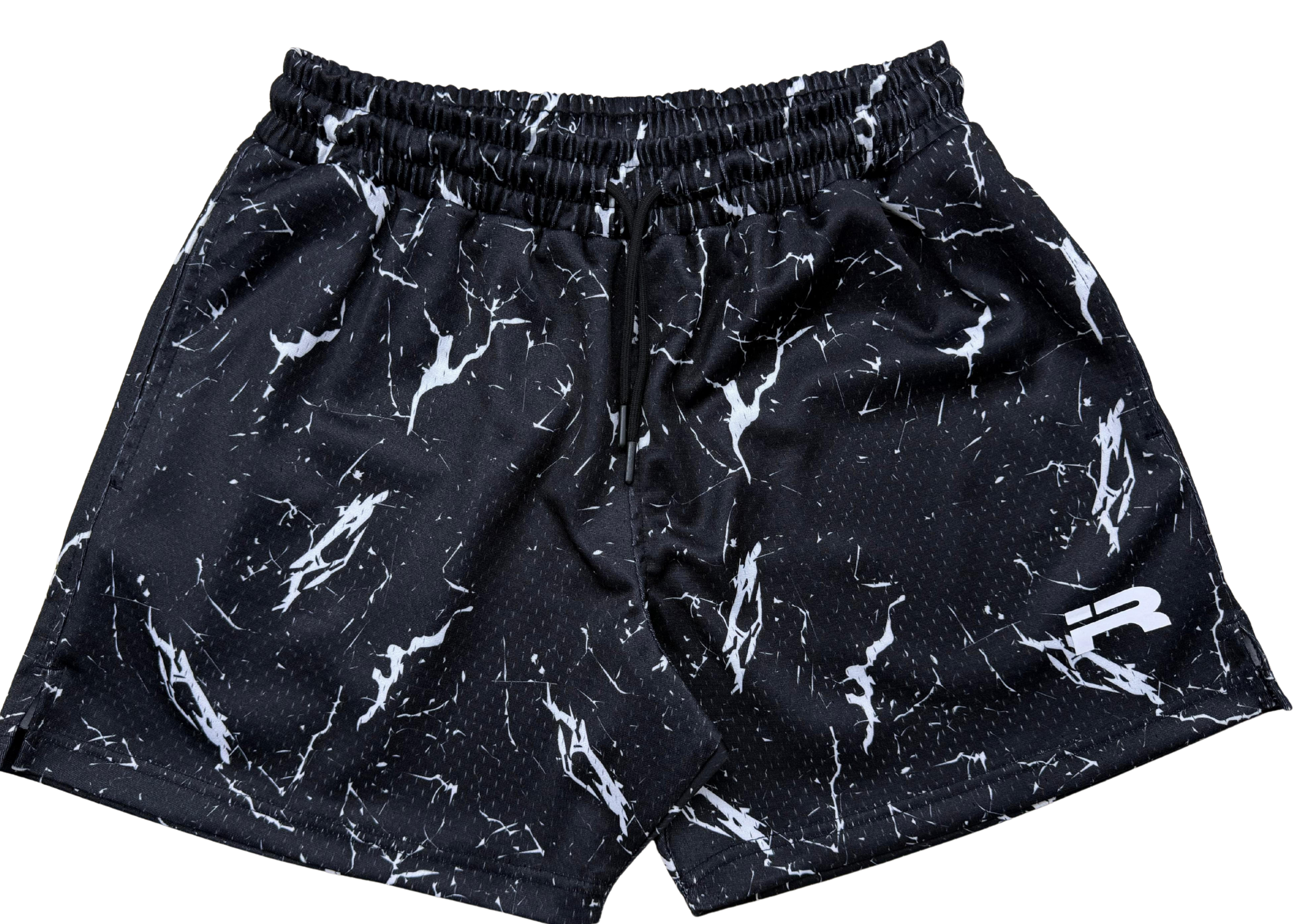 Mesh Shorts (Black/White)