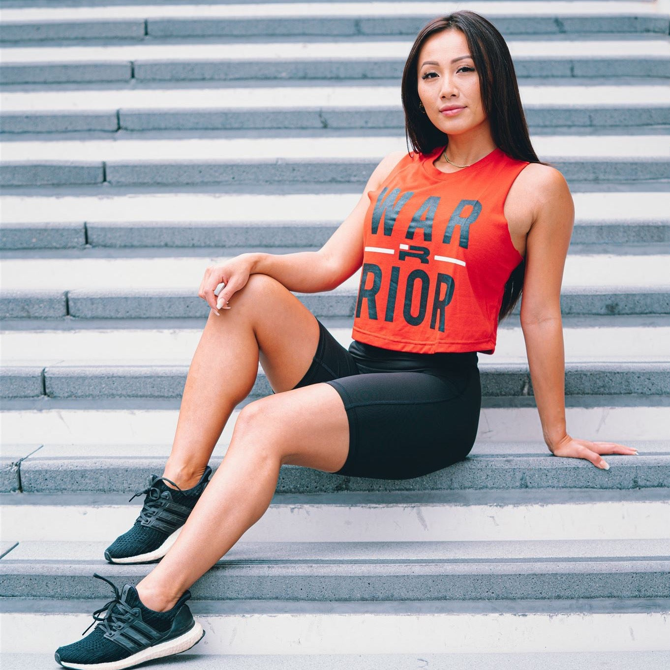 Warrior Crop Tank (Red)