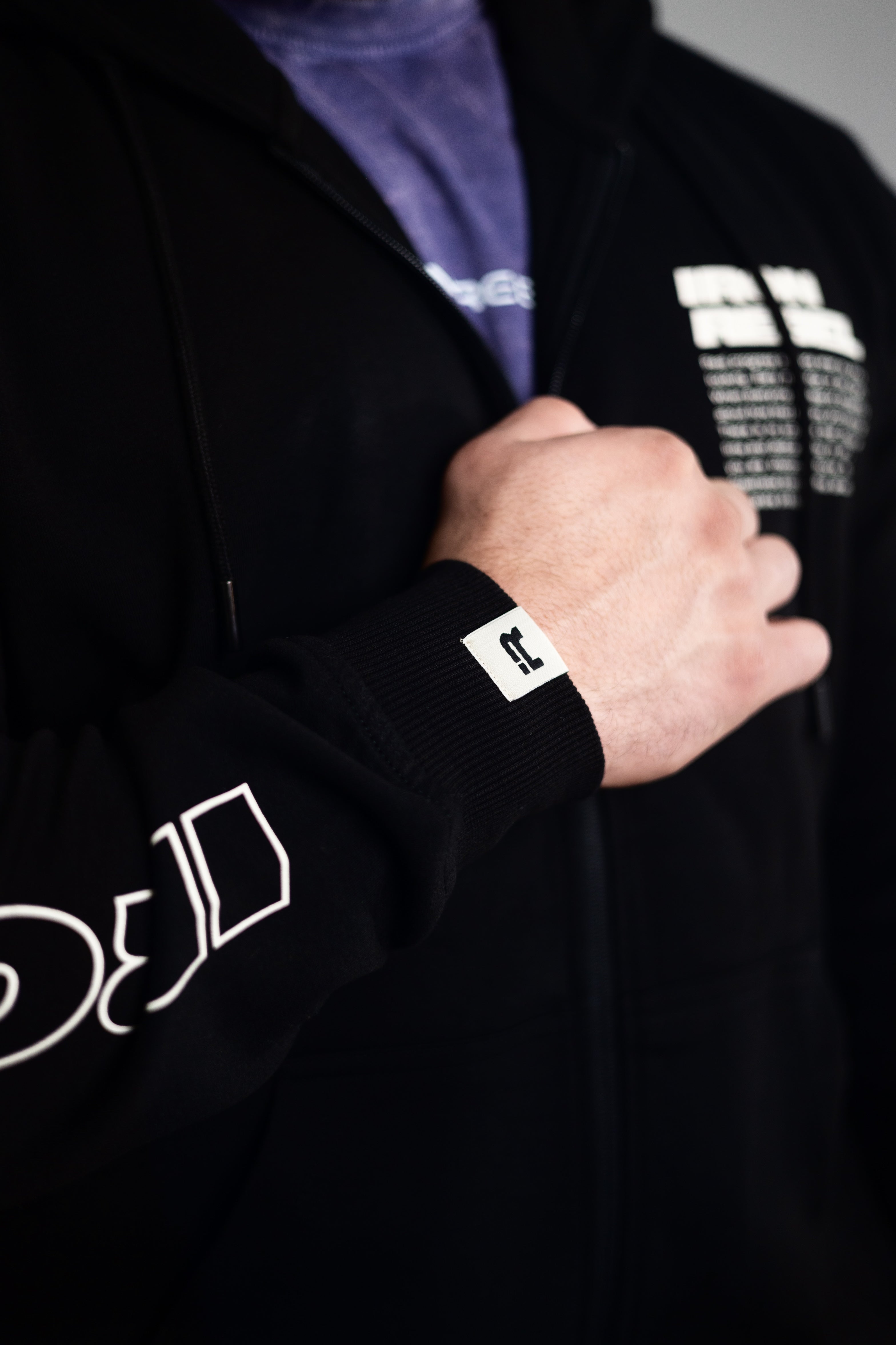 Progress Zip Hoodie (Black)