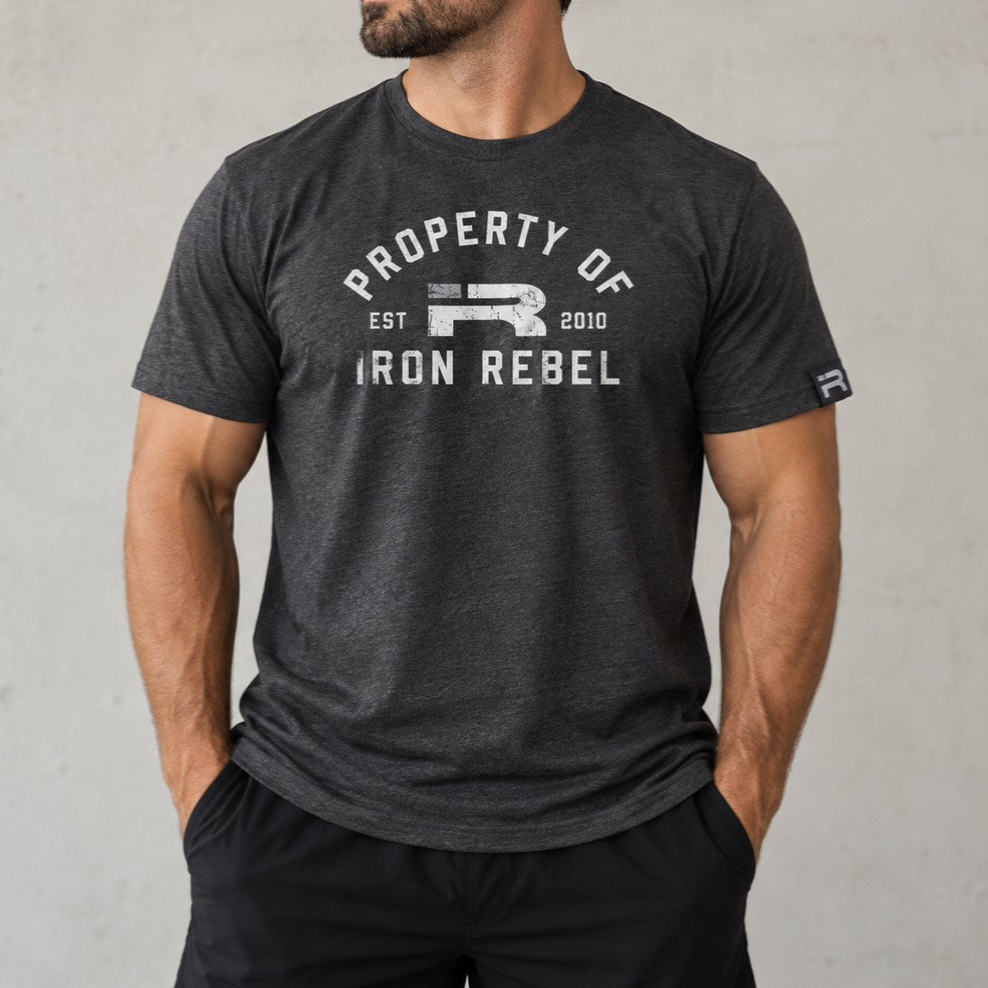Property of IR Triblend Tee (Black)