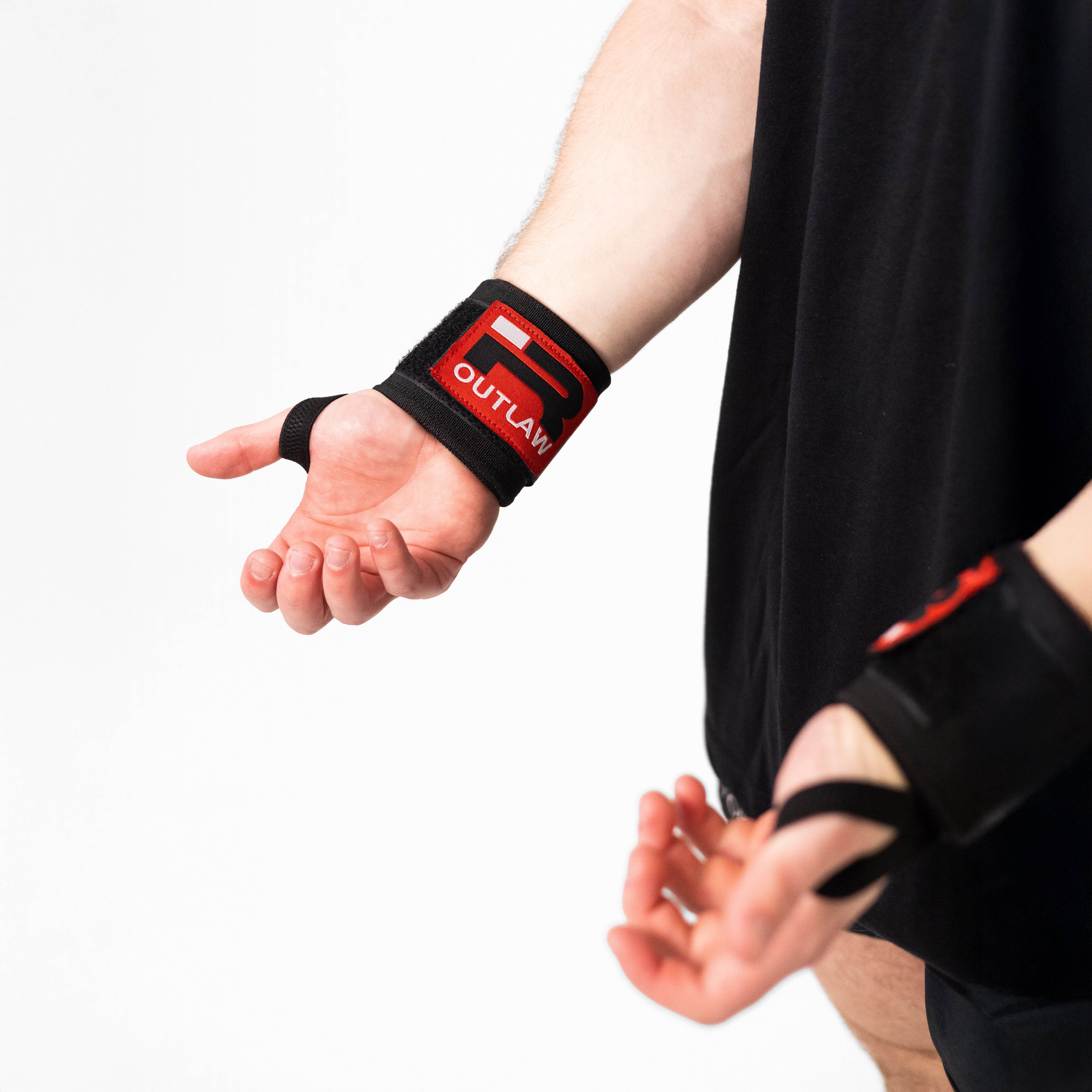 Outlaw Wrist Wraps (Black)