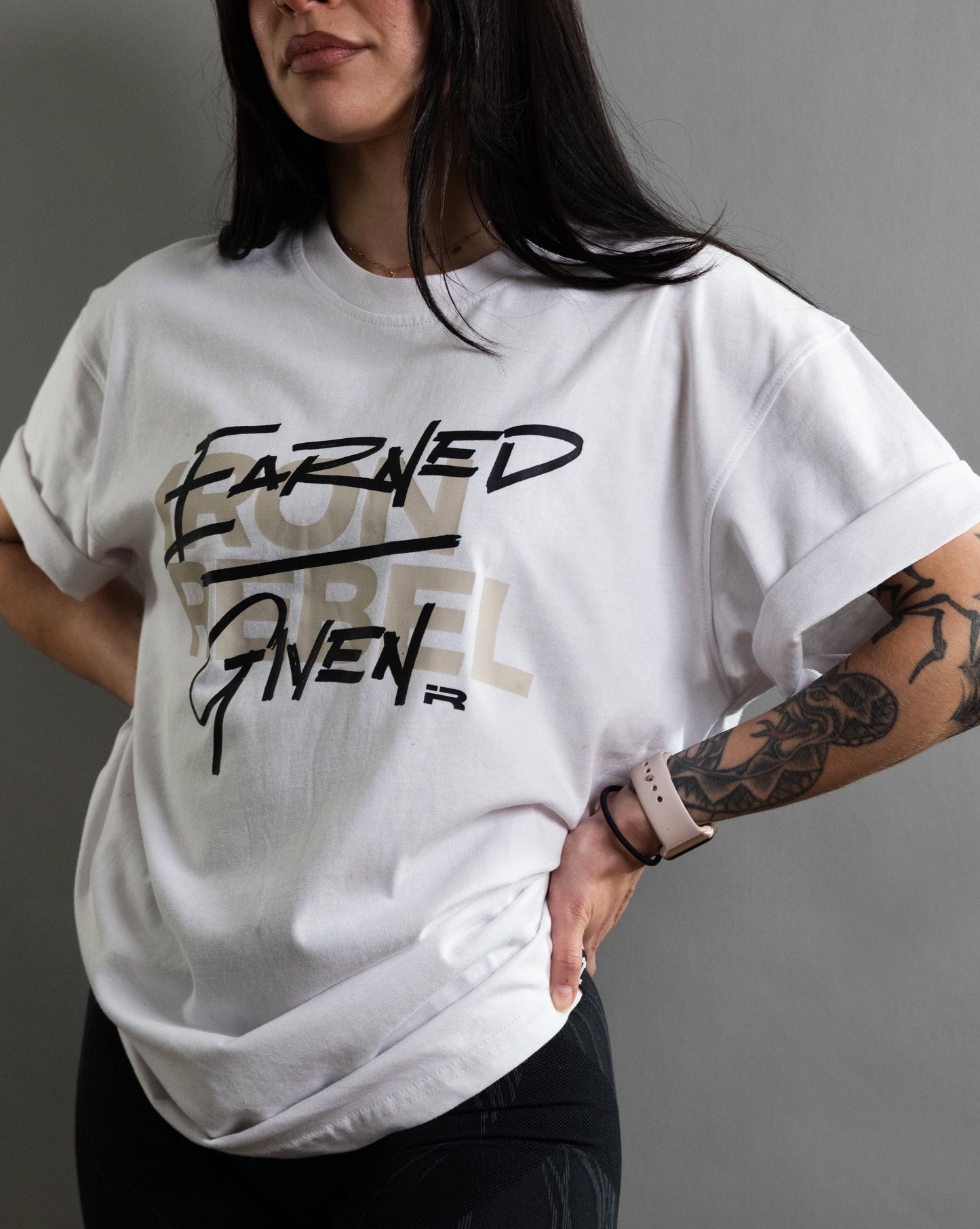 Earned/Given Tee (White)