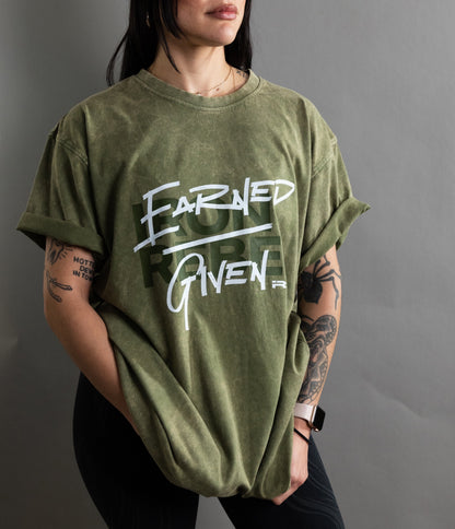 Earned/Given Tee (Army)