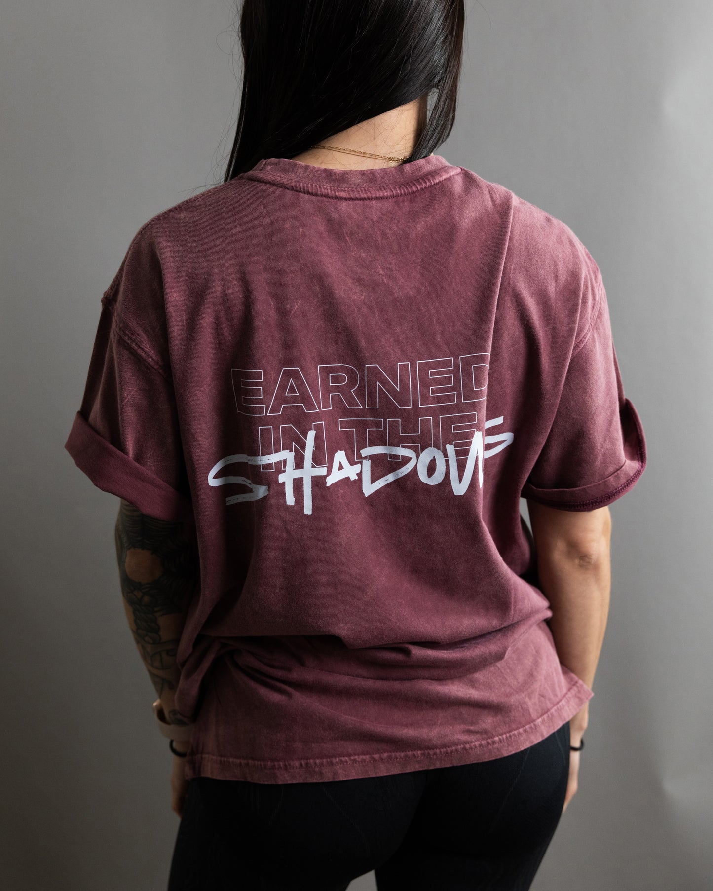 Shadows Tee (Wine)