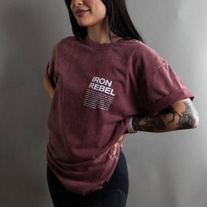 Shadows Tee (Wine)