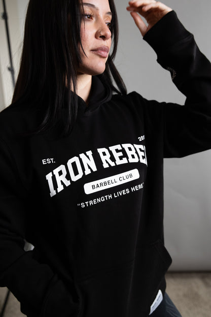 IR Barbell Club Hoodie (Black)