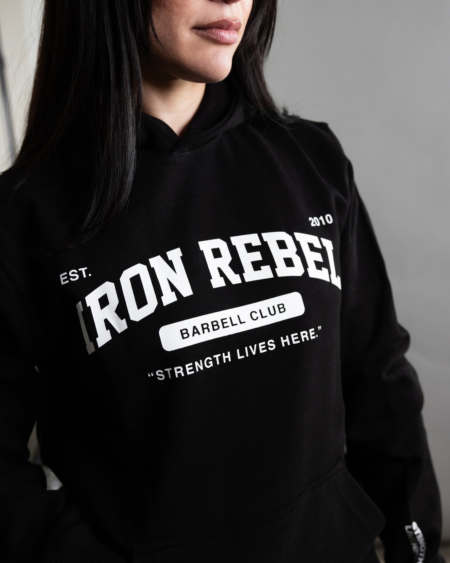 IR Barbell Club Hoodie (Black)