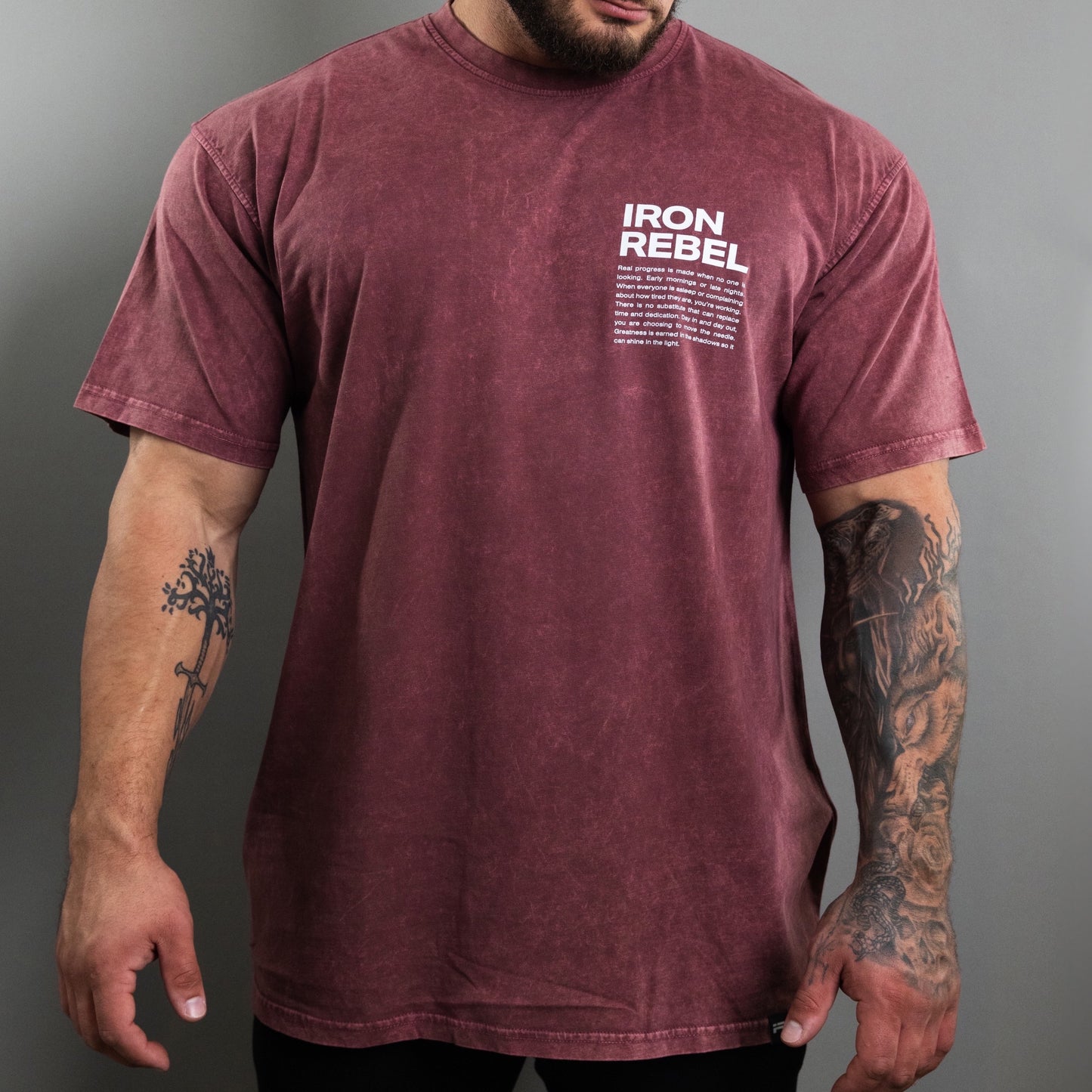 Shadows Tee (Wine)