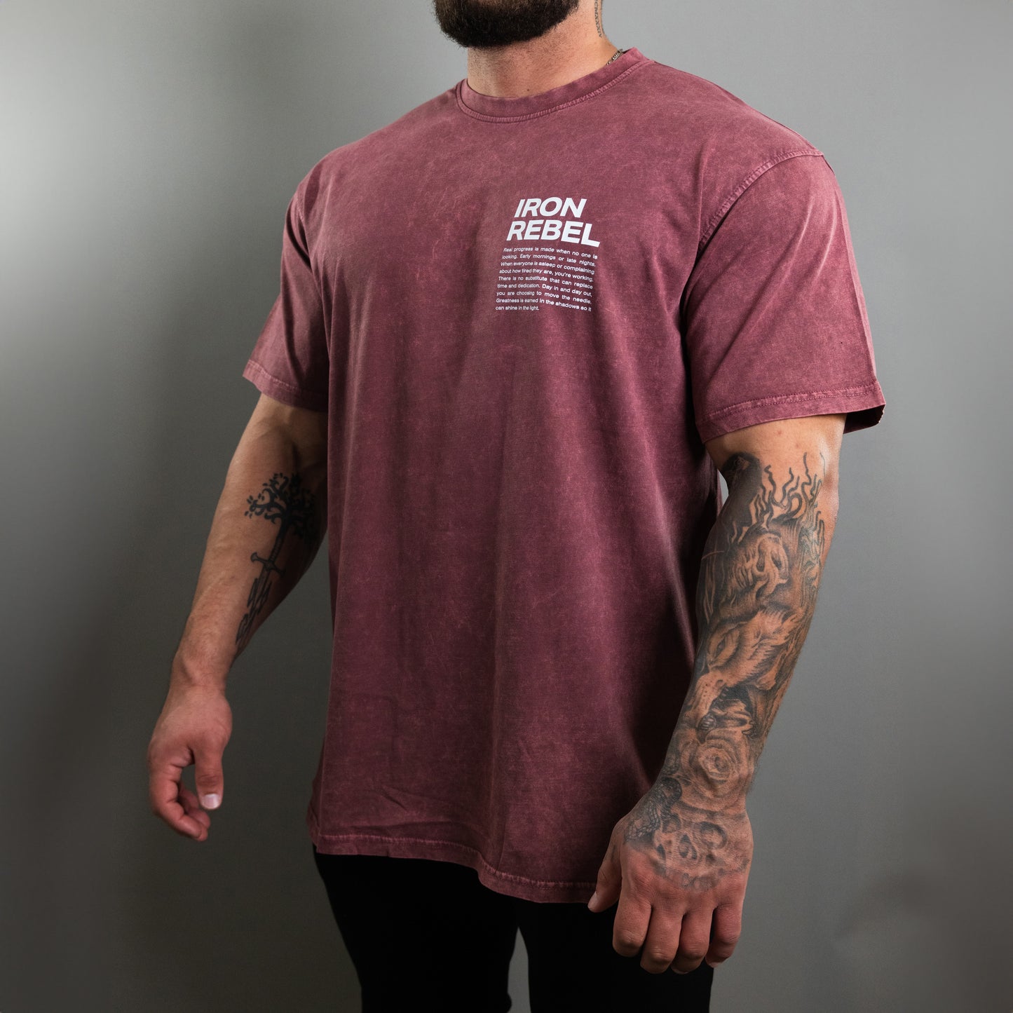 Shadows Tee (Wine)