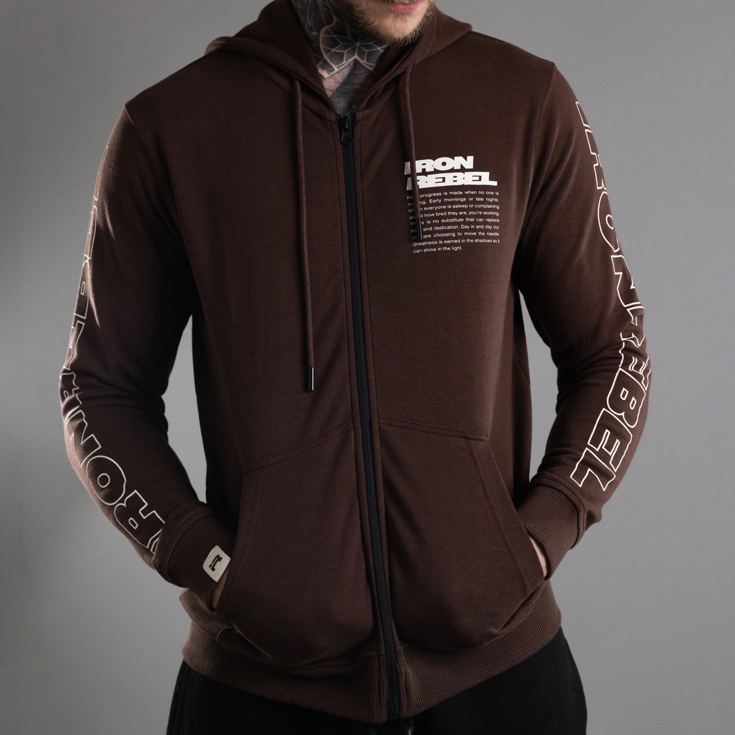 Progress Zip Hoodie (Cocoa)