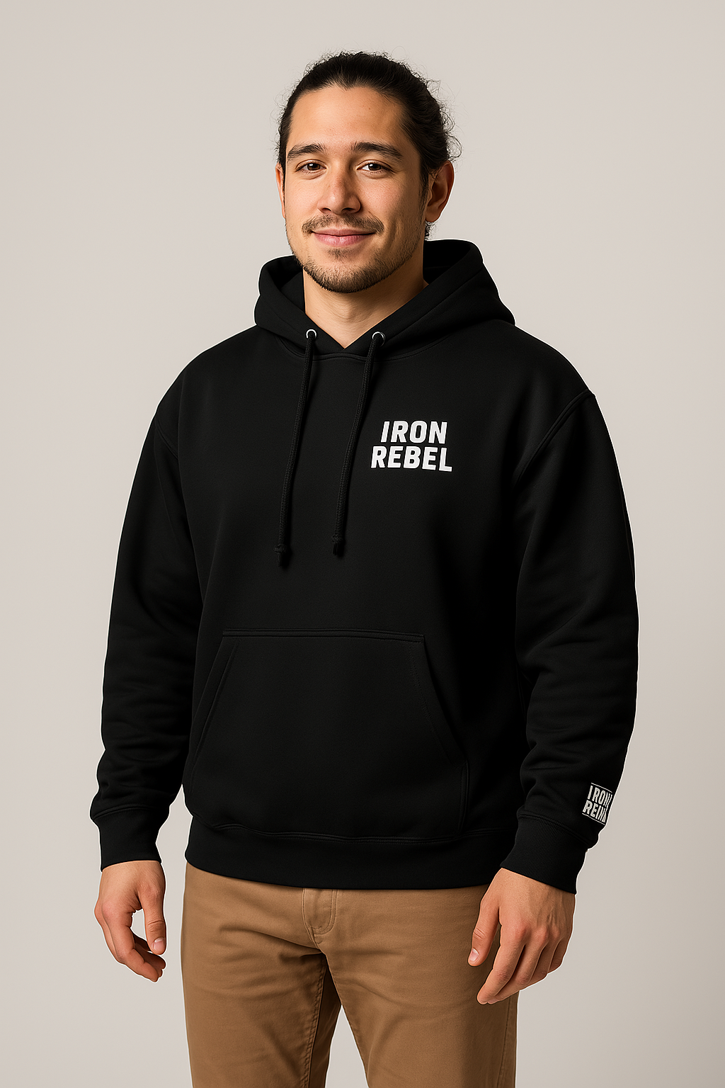 Monolith Hoodie (Black) | Athletic Fit Gym Casual Hoodie