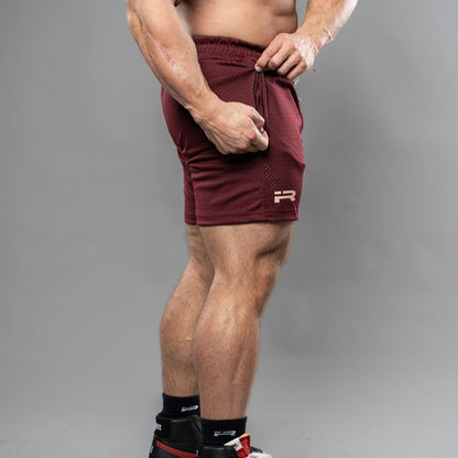 IR Mesh Shorts (Maroon)