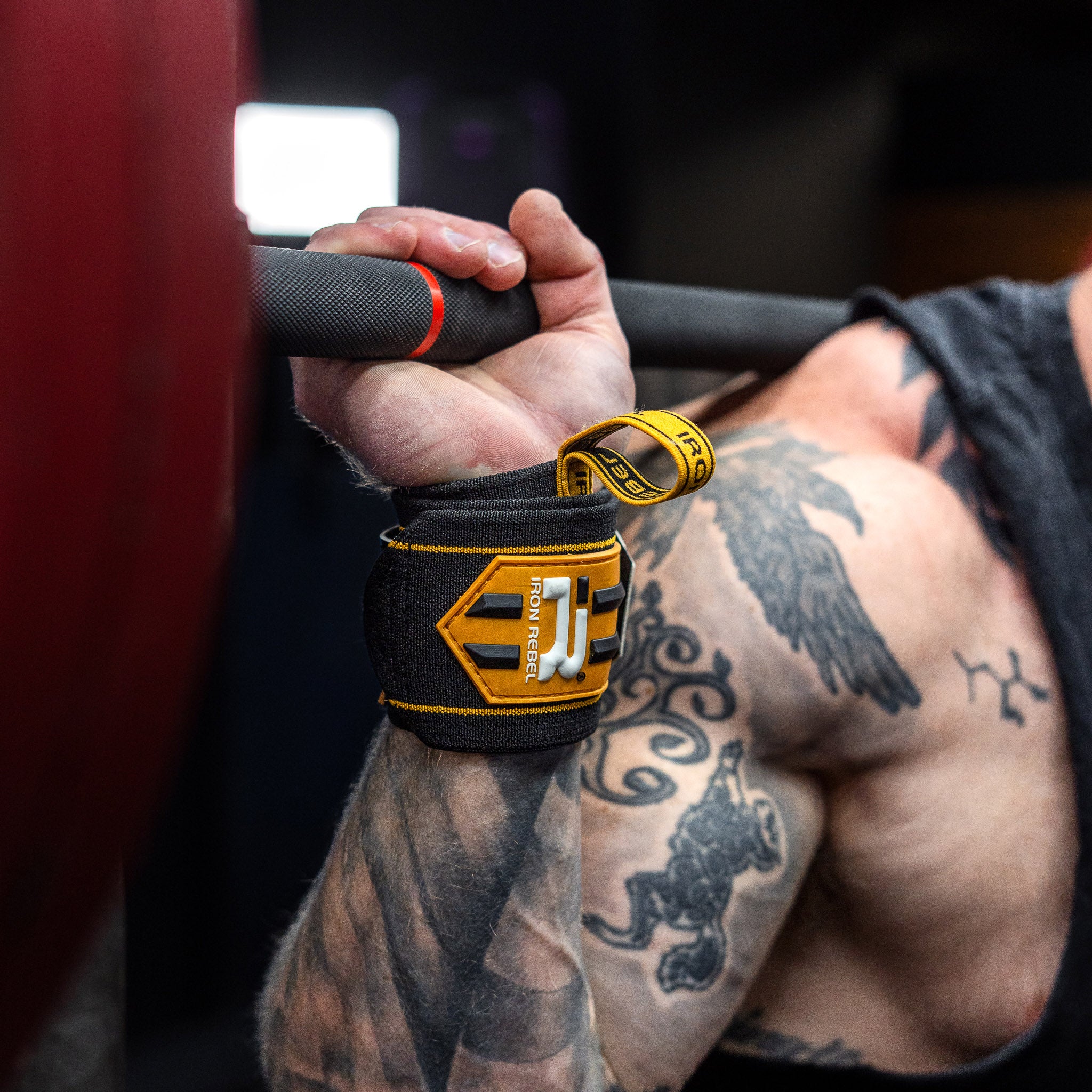 Apex Wrist Wraps (Black/Gold)