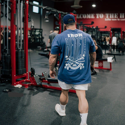 Crossbones Tee (Midnight Blue)