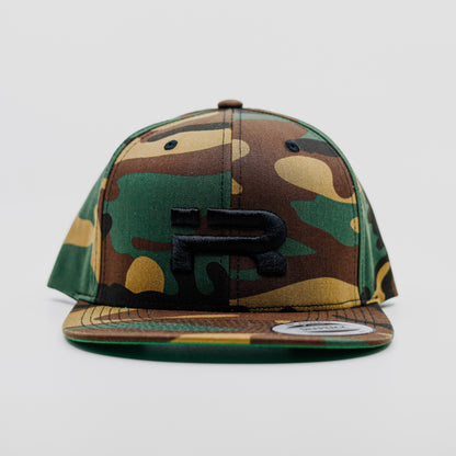 Legacy Snapback (Green Camo/Black logo)