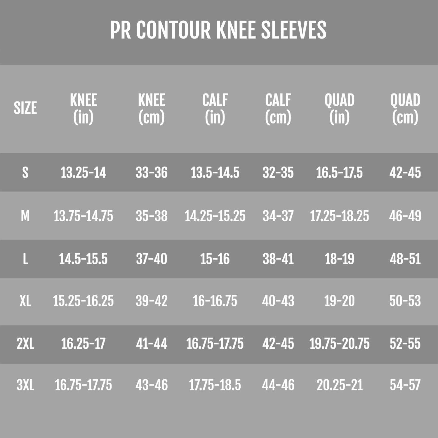 PR Contour Knee Sleeves
