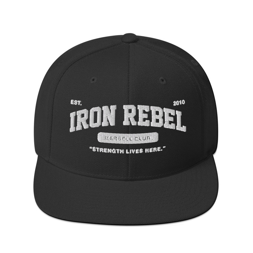 Barbell Club Snapback Hat