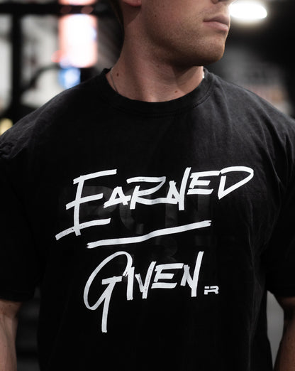 Earned/Given Tee (Black)