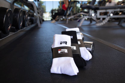 IR Logo Crew Socks (Black)