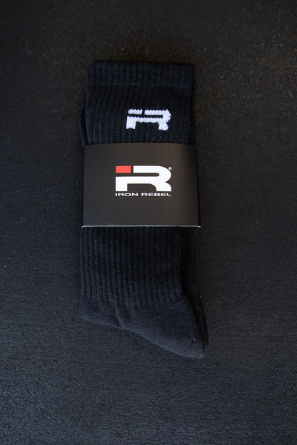 IR Logo Crew Socks (Black)