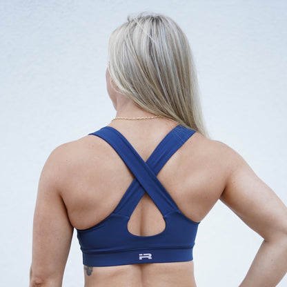 Limitless Cross Bra (Navy)