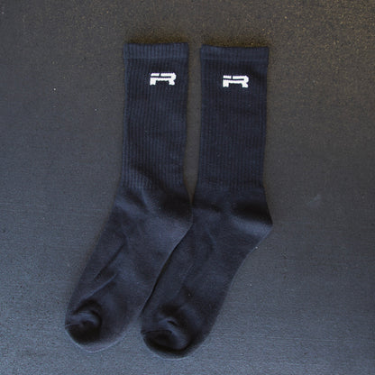 IR Logo Crew Socks (Black)