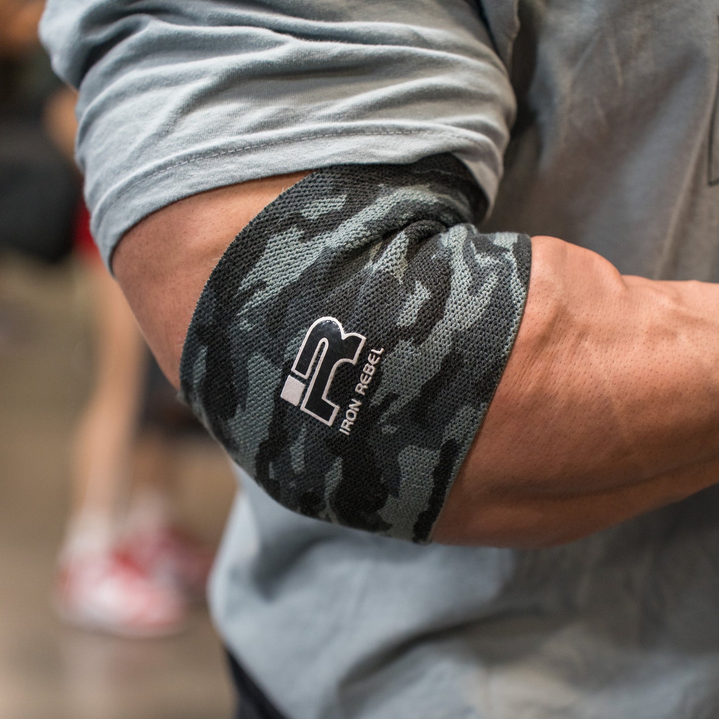 Compression Elbow Sleeves (Black Camo)